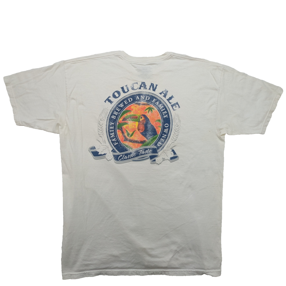 Toucan Ale Shirt Mens XL Graphic Beer Brewery Family Owned Novelty